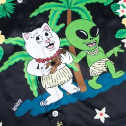 Unisex Ripndip Aloha Nerm Short Sleeve Button Up