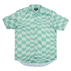 Unisex Ripndip Checked Short Sleeve Button Up