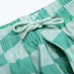 Unisex Ripndip Checked Swim Shorts