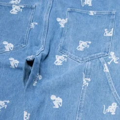 Unisex Ripndip Dance Party Denim Overalls