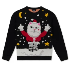 Unisex Ripndip Deck The Halls Knit Sweater