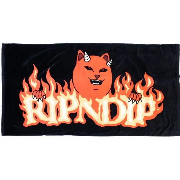 Unisex Ripndip Devils Work Beach Towel