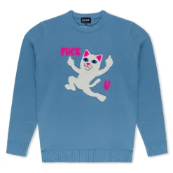 Unisex Ripndip F U Knit Sweater