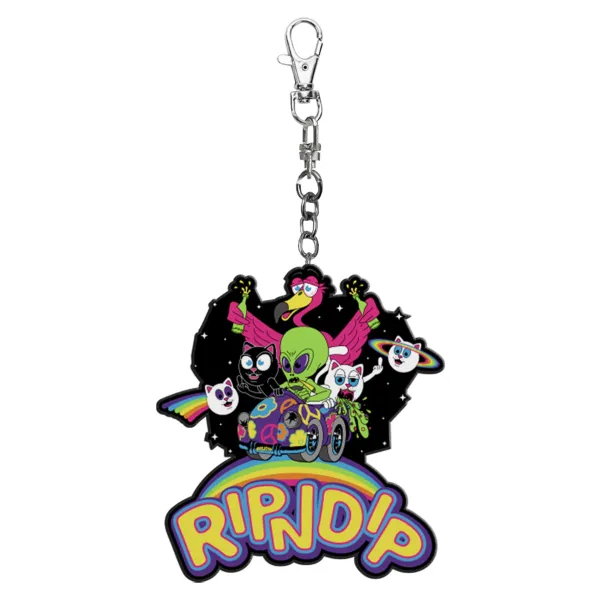 Unisex Ripndip Friends Forever Rubber Keychain
