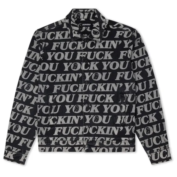 Unisex Ripndip Fuckin Fuck Denim Jacket