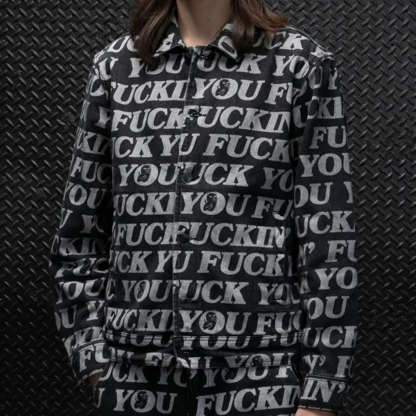 Unisex Ripndip Fuckin Fuck Denim Jacket