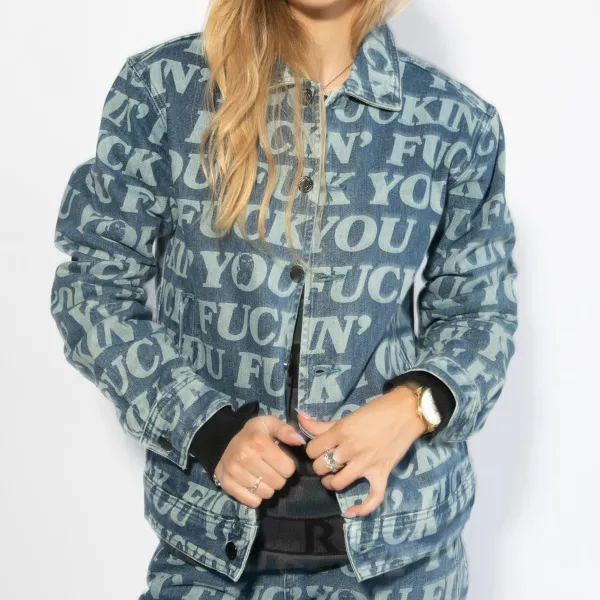 Unisex Ripndip Fuckin Fuck Denim Jacket