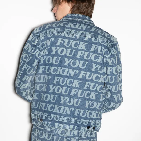 Unisex Ripndip Fuckin Fuck Denim Jacket
