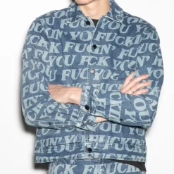 Unisex Ripndip Fuckin Fuck Denim Jacket