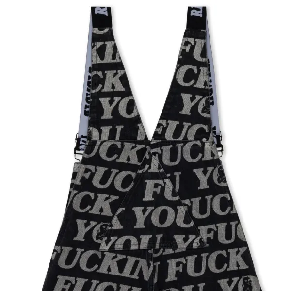Unisex Ripndip Fuckin Fuck Denim Overalls