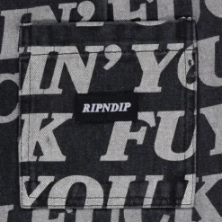 Unisex Ripndip Fuckin Fuck Denim Shorts
