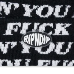 Unisex Ripndip Fuckin Fuck Knit Beanie