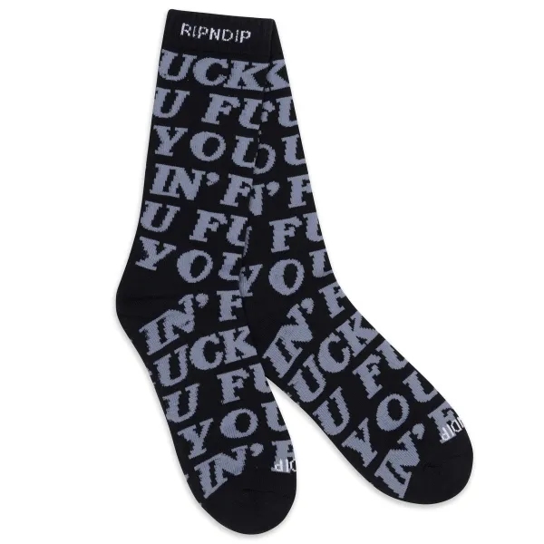 Unisex Ripndip Fuckin Fuck Socks