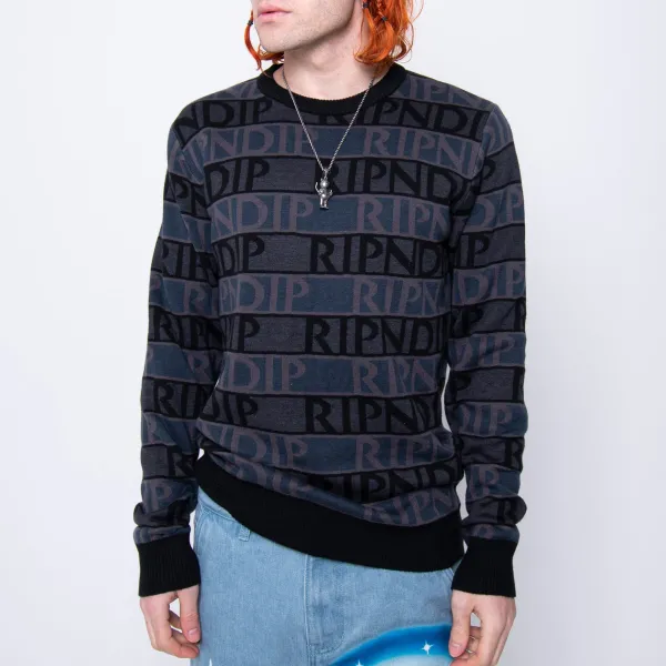 Unisex Ripndip Highland Knit Sweater
