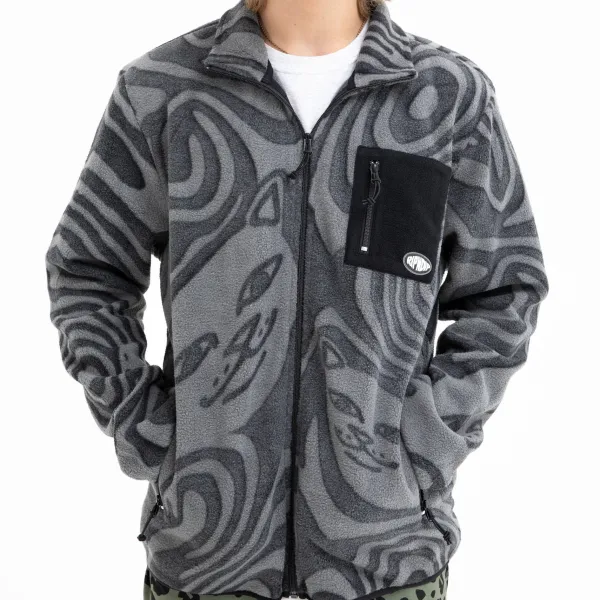 Unisex Ripndip Hypnotic Polar Fleece Jacket
