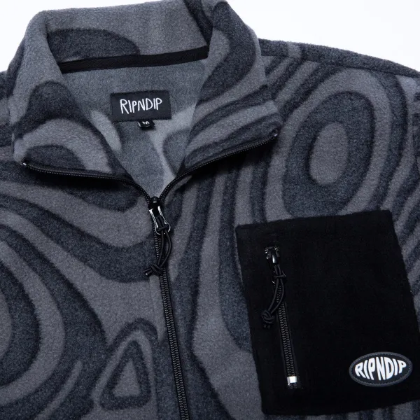 Unisex Ripndip Hypnotic Polar Fleece Jacket