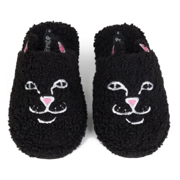 Unisex Ripndip Jerm Face Fuzzy House Slippers