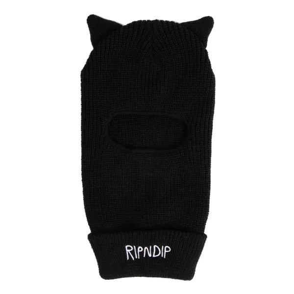 Unisex Ripndip Jermal Ears Ribbed Balaclava