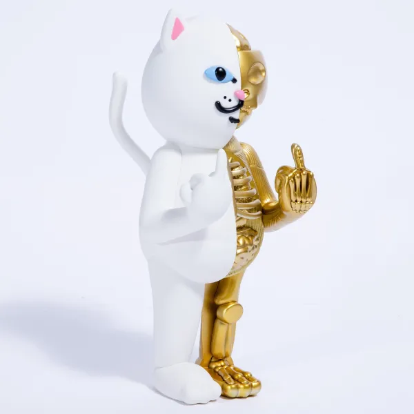 Unisex Ripndip 24K Gold Nermal Anatomy Vinyl Figure