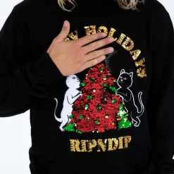 Unisex Ripndip Litmas Tree Knitted Sweater