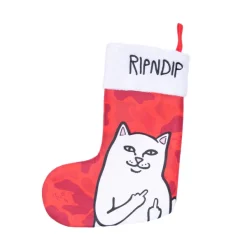 Unisex Ripndip Lord Nermal Christmas Stocking