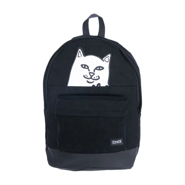 Unisex Ripndip Lord Nermal Corduroy Backpack