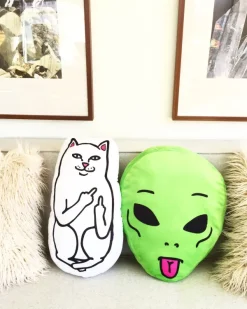 Unisex Ripndip Lord Nermal Pillow