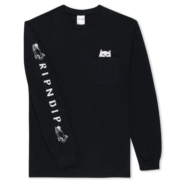 Unisex Ripndip Lord Nermal Pocket L/S