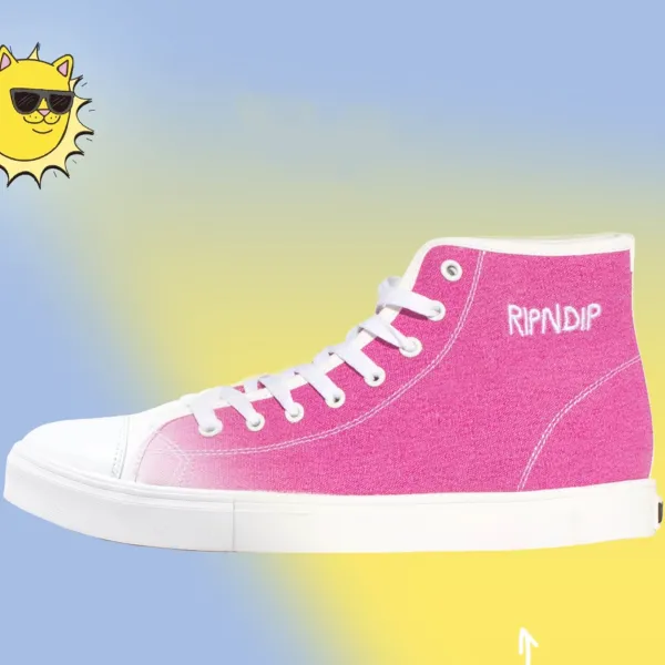Unisex Ripndip Lord Nermal Uv Activated High Tops