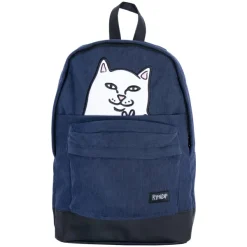 Unisex Ripndip Lord Nermal Velcro Hands Corduroy Backpack