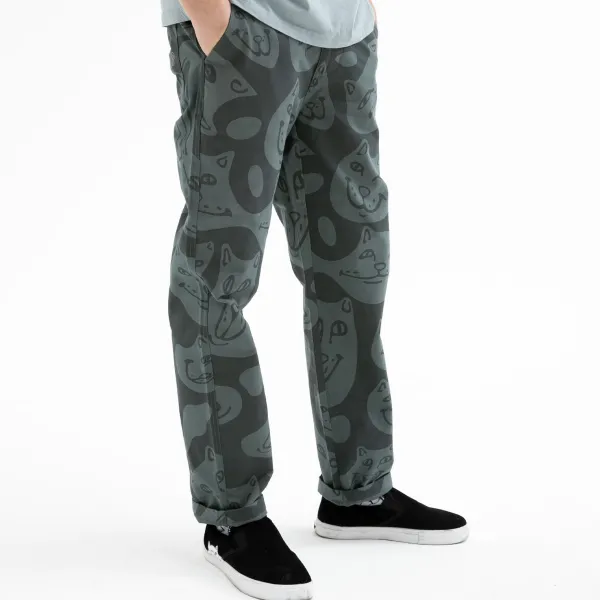 Unisex Ripndip Many Faces Twill Pants