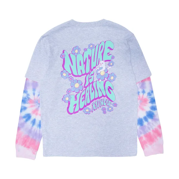 Unisex Ripndip Nature Is Healing Double Sleeve Tee