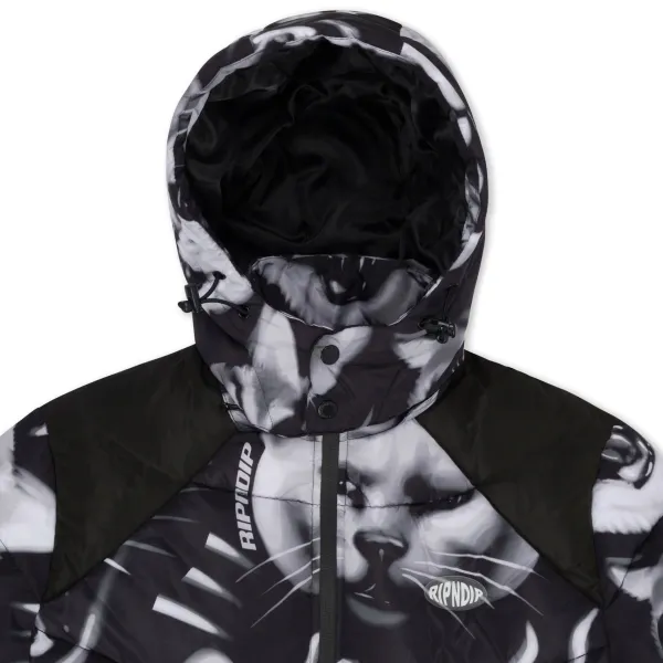 Unisex Ripndip Neon Cat Puffer Jacket