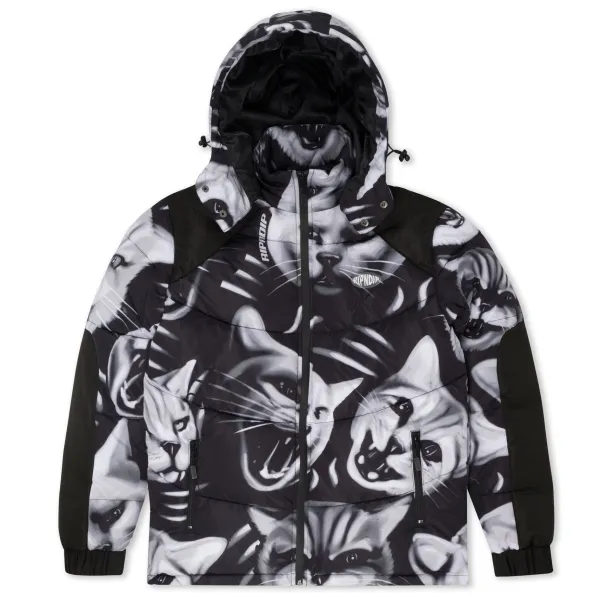 Unisex Ripndip Neon Cat Puffer Jacket