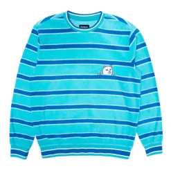 Unisex Ripndip Peeking Nermal Polar Fleece Crewneck