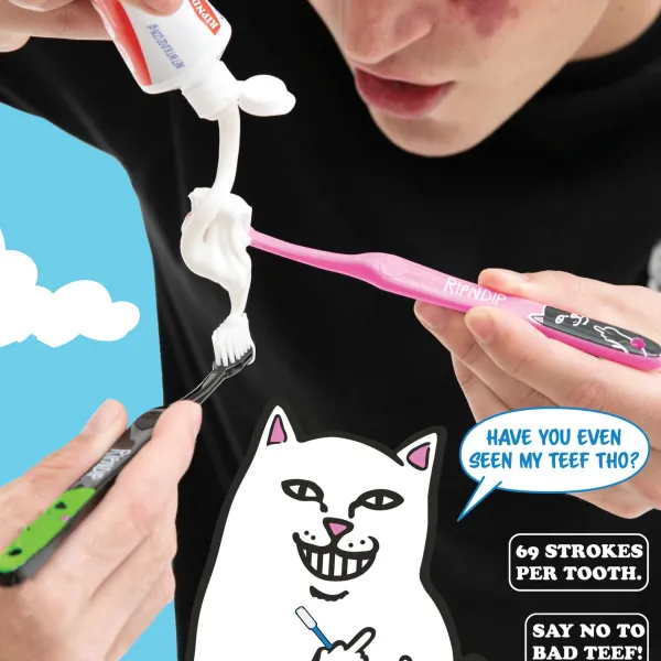 Unisex Ripndip Characters Toothbrush 3 Pack