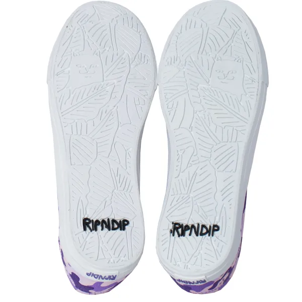 Unisex Ripndip Purple Camo Slip Ons