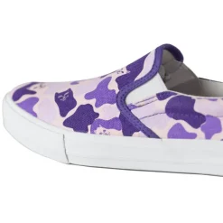 Unisex Ripndip Purple Camo Slip Ons