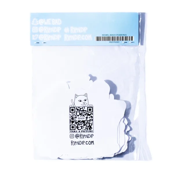 Unisex Ripndip Roswell Beach Sticker Pack