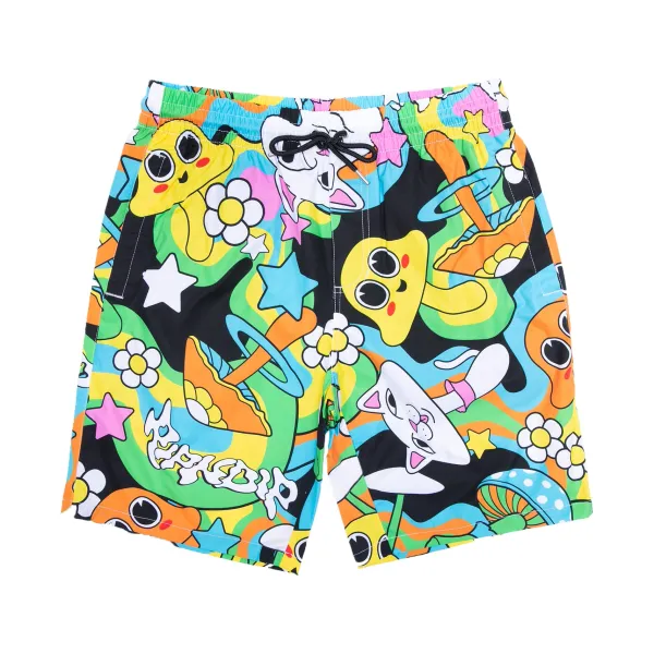 Unisex Ripndip Shroom Mania Swim Shorts