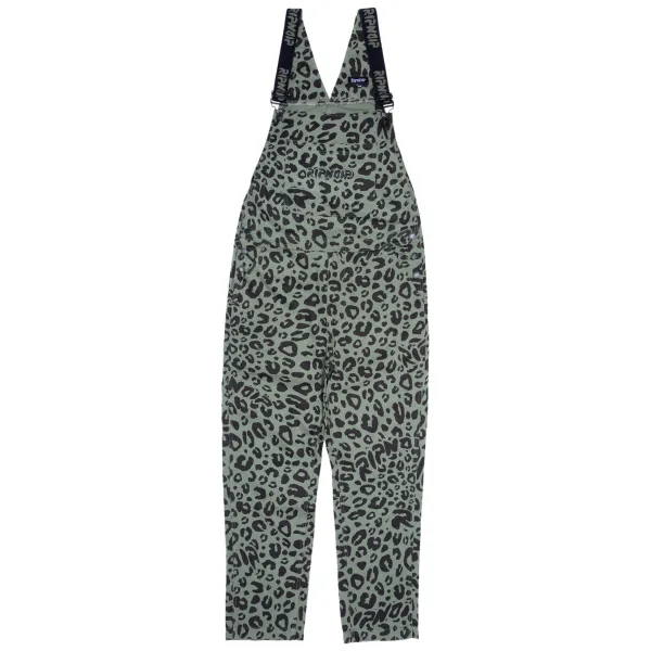 Unisex Ripndip Spotted Cotton Twill Overalls