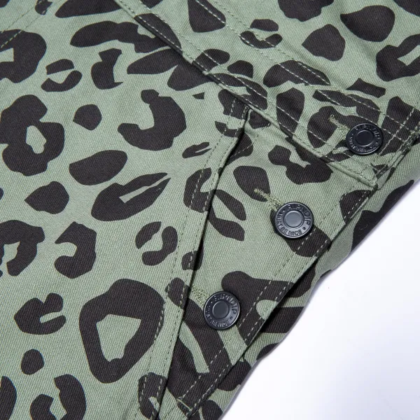 Unisex Ripndip Spotted Cotton Twill Overalls