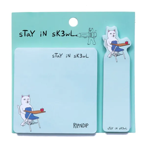 Unisex Ripndip Stay In Sk3Wl Post It Note Pack