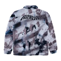 Unisex Ripndip Warped Tie Dye Sherpa Jacket