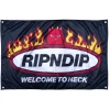 Unisex Ripndip Welcome To Heck Wall Banner