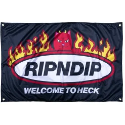 Unisex Ripndip Welcome To Heck Wall Banner